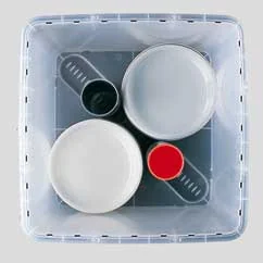 Vario tool_variables Sicherungselement Transportbox für Teller mit Durchmesser 19 cm Vario tool_variables Sicherungselement Transportbox für Teller mit Durchmesser 19 cm