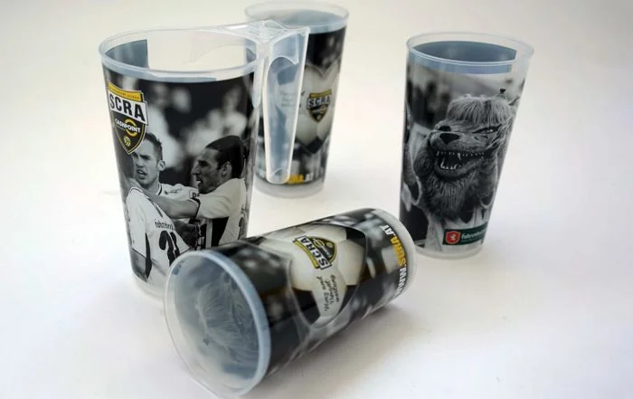 vasos reutilizables Arena Cup para SCR Altach