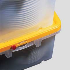 stapelbare Geschirrtransportbox stapelbare Geschirrtransportbox