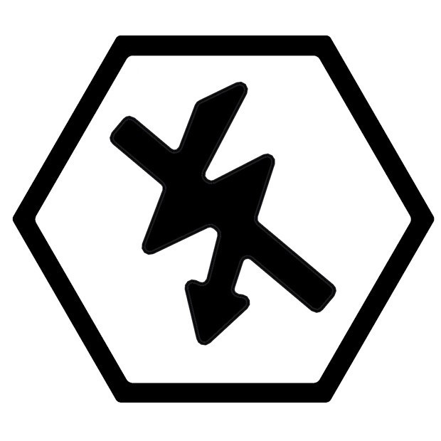 Symbol elektrisch ableitfähig