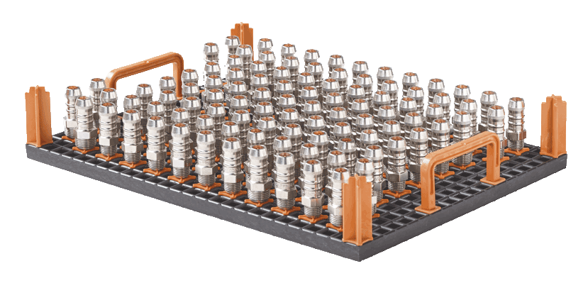 Support de pièces ESD tech-rack variogrid rempli