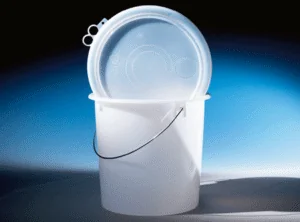 kunststoff-rundeimer-pe natural PE plastic round bucket with lid