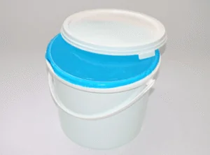 kunststoff-rundeimer-supra-mit-siegeldeckel white plastic round bucket with sealable lid