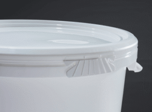 kunststoffeimer-hobbock-pp-30-liter-deckel-wasserdicht weißer Kunststoff Hobbock Eimer Deckel mit Orginalitätsverschluss
