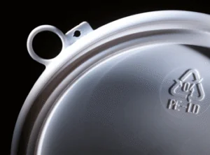 kunststoffeimer-rundeimer-pe-6liter-griffoese Plastic Round Bucket Lid with Handle Eyelet