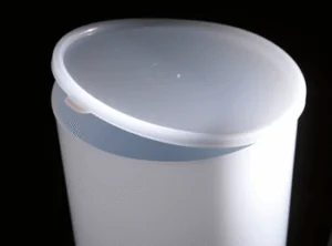 runddose-1100ml-pe-deckel natur Runddose 1100ml mit Deckel