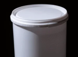 runddose-1100ml-pp-ausgiessbereich weiße Runddose 1100ml mit geschlossenem Deckel