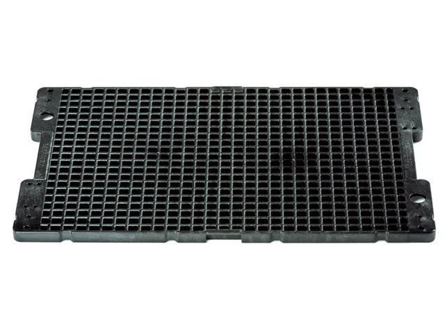 techtray Werkstückträgerplatte aus Kunststoff im Schäfer 2 Format