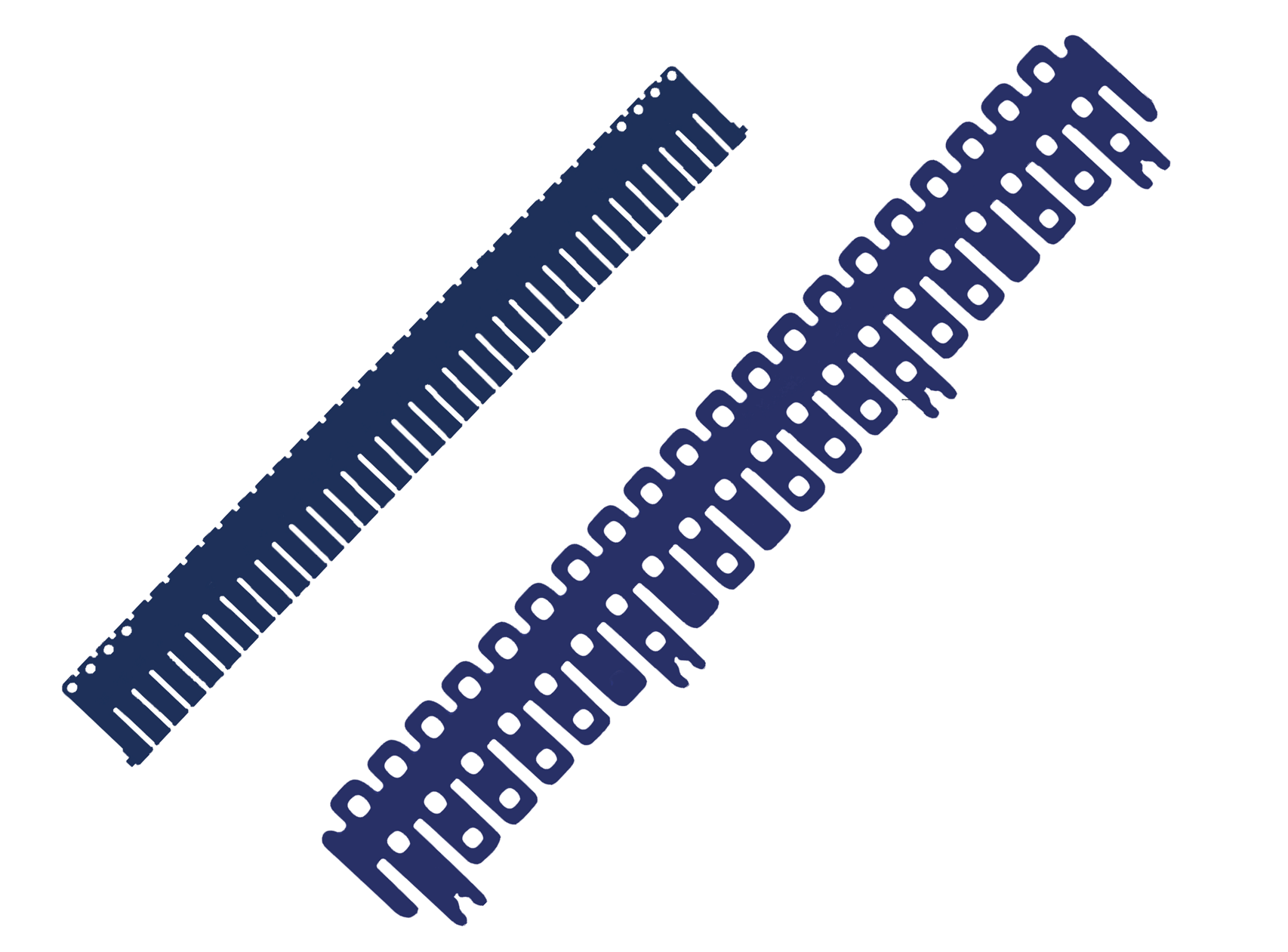 Diviseurs transversaux et longitudinaux en plastique pour le système tech-rack variogrid de FRIES