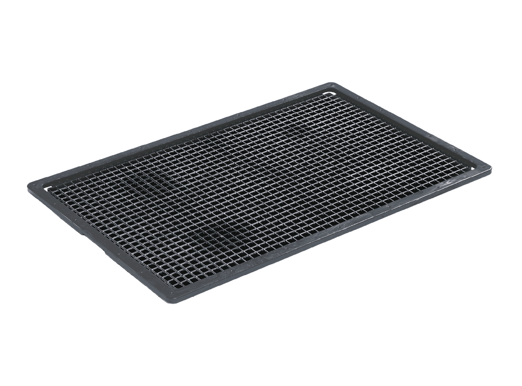 Plaque de support de pièces ESD en plastique pour le système tech-rack variogrid de FRIES