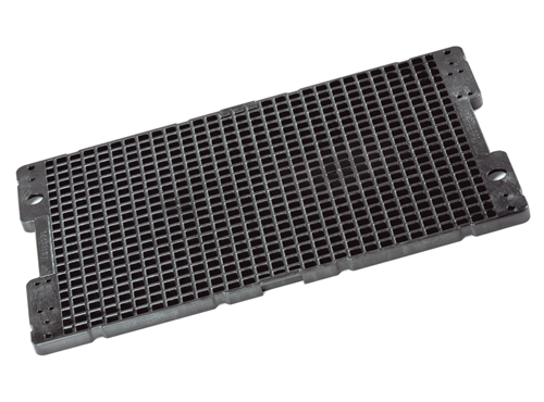 ESD Werkstückträgerplatte aus Kunststoff für das techtray System von FRIES